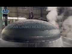 3600mm As516 Gr 70 Ellipsoidal Dish End Asme Dimensi Kepala Ellipsoidal Untuk Tangki Gas Minyak