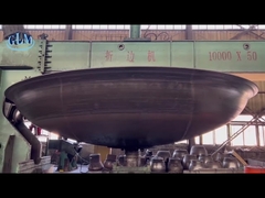 Q345r 2600mm kepala elips kapal tekanan stainless steel ujung piring 58mm