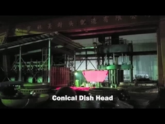 SA516 Gr70 Kepala piring kerucut Diameter 2500mm