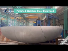 Diameter 89-1000mm Stainless Steel Dish Head Untuk Tangki Penyimpanan Kamar vakum