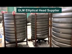 Asme 1000cm 2 To 1 Kepala elips Baja tahan karat Dish Ends Hot dibentuk