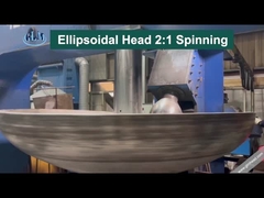 4500mm Diameter tanpa jahitan Tangki Dished Kepala Pipe Fittings Cap Alloy Steel Eleptik End