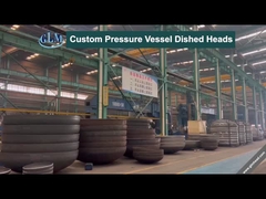 ASME Stamp Carbon Steel Elliptical Dish Caps Untuk Peralatan Tekanan