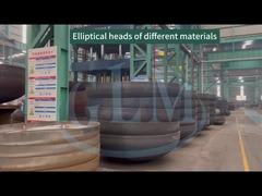 Kepala baja karbon ASME Baja tahan karat Elliptical