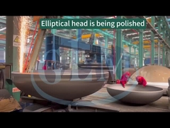 Baja Karbon Dished Tank Kepala kepala elips