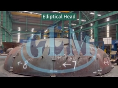 Disesuaikan 2mm 200mm ASME Pressure Vessel Dish End Ms Dish End Bentuk elips