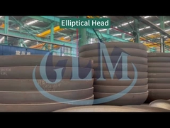 Disesuaikan ASME SA517 Kelas A kepala piring elips 2: 1 Diameter 1300mm Ketebalan 30mm
