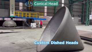 Kepala berbentuk kerucut 2600mm dengan diameter besar dan lancip halus