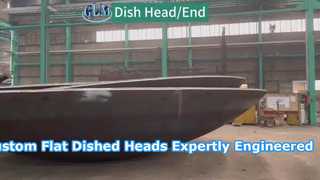 Dished head berkualitas tinggi, berdiameter besar, dan berdinding tebal diproduksi melalui pemintalan tambahan.