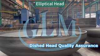 Ukur secara tepat dimensi tutup ujung elips untuk memastikan kualitas.