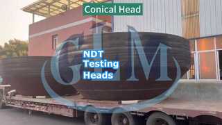 Kepala berbentuk kerucut untuk pengujian non-destruktif proses penuh UT/RT/MT