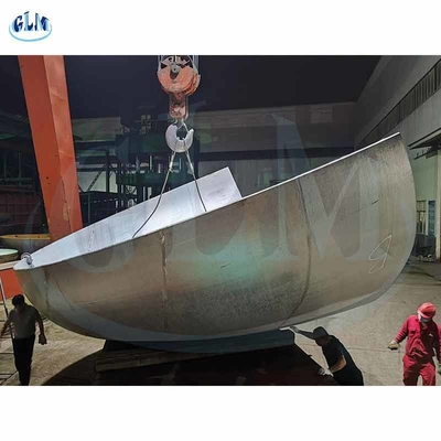 Stainless Steel Top Dish Head Cover Dan Cover Bagian Bawah Untuk Tangki Air