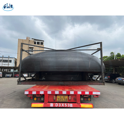 GLM SA516 GR70N Eliptik Head Dish Dish End Super Besar Diameter 7600mm