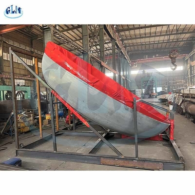 16mm Ketebalan Stainless Steel Pressure Vessel Cap Tank Kepala Untuk Tangki Air