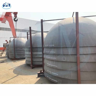3200mm Diameter SA387 GR.11 Hemispherical Kepala piring Ketebalan 45mm