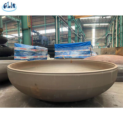 Rentang Ketebalan Kepala-Elips-Cekung Tekan Dingin 3mm hingga 50mm Cocok untuk Penyimpanan Industri Kimia dan Tangki Tekan
