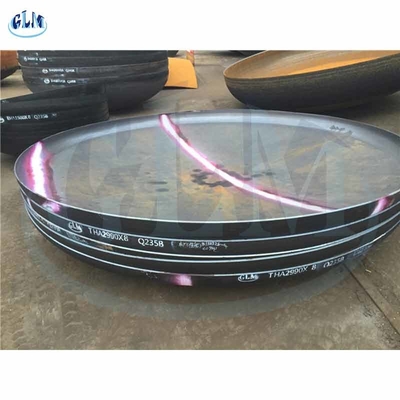 2290 Diameter 8mm Ketebalan Baja Karbon Tangki Kepala Piring