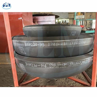 1100mm X 80mm ujung piring elips SA516 Gr70N ukuran kepala tangki elips