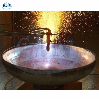 SA516 Gr70 300mm Semi-ellipsoidal Dish End Head Dimensi Hot Forming 89mm