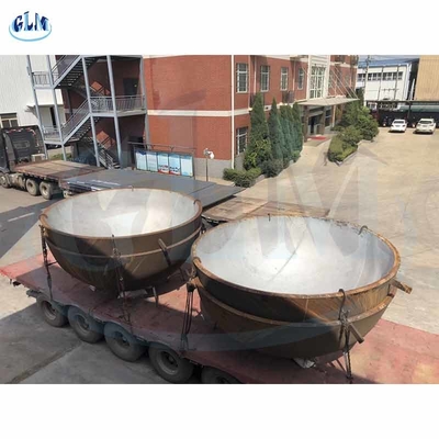 350mm Titanium Q235B Alloy Semi-Eliptik Head Dish End Pressure Vessel