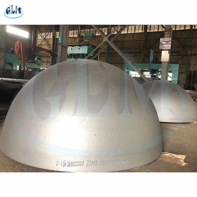 Kubah baja tahan karat diameter kepala hemisferik 1200mm 1400mm pikir 6mm