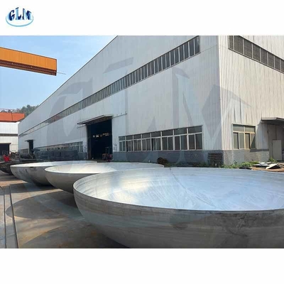 Eliptik Dished stainless steel tank kepala tank atas dan bagian bawah penutup untuk proyek PHD