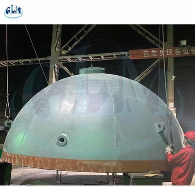 Baja Karbon Kepala Hemisferik 2360mm Diameter 10mm Ketebalan