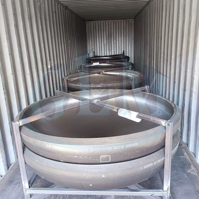 Kepala piring ellipsoidal baja karbon tanpa jahitan untuk penutup shall