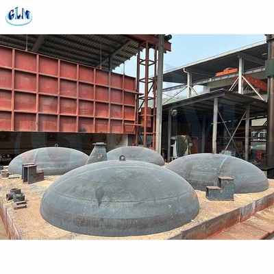 4500mm Diameter 30mm Ketebalan Baja Karbon Bagian bawah elips