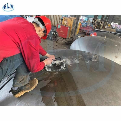 Sertifikat ASME SA537 2:1 Kepala elips 8000mm Diameter 76mm Ketebalan