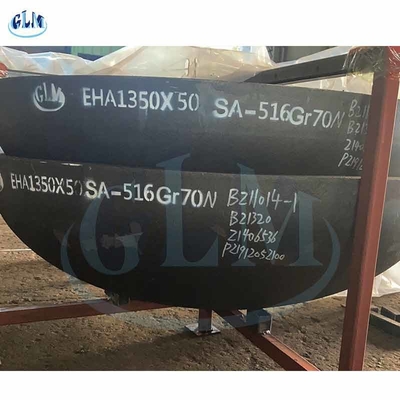 SA516 GR70 Kepala Elips Ujung Piring 1350mm Diameter 50mm Ketebalan