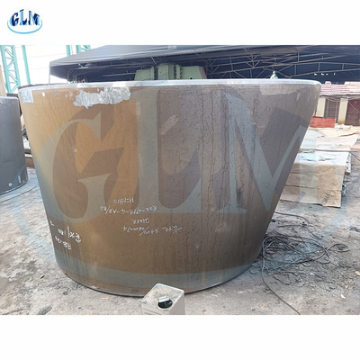 Kepala kerucut baja karbon dengan diameter atas 3300mm