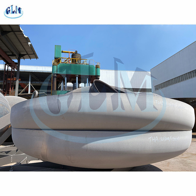 SS304 Kepala piring torisferik dengan diameter 1500 mm dan ketebalan 5 mm