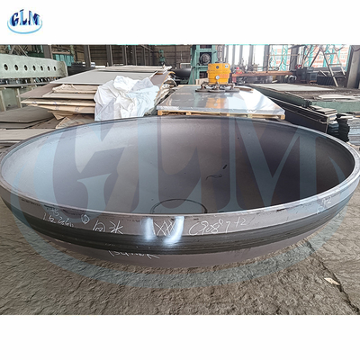 Kepala piring elips baja karbon Bentuk disesuaikan 89-10000mm