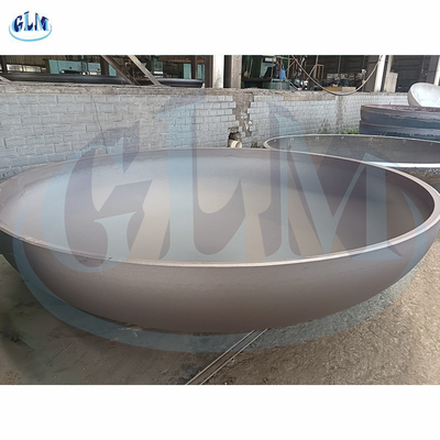 ISO9001 bersertifikat Baja Karbon Kepala piring elips dengan diameter 3800mm