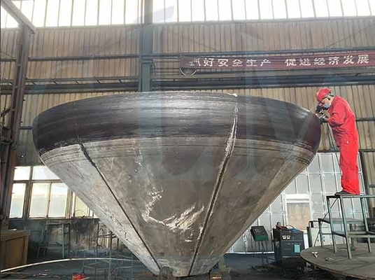 CHA ((60o) Tungku tangki kerucut baja tahan karat Panjang 50-1000mm