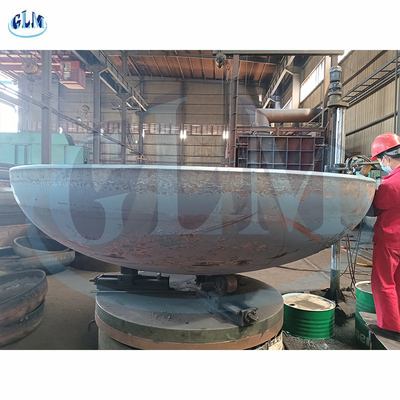 4800mm Diameter Carbon Steel 2:1 Ellipsoidal Dished End Untuk Tangki Penyimpanan