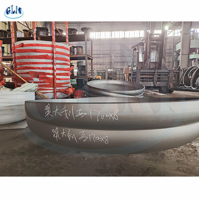 Kepala Semi Elips Baja Karbon yang Dapat Disesuaikan Dengan Ketebalan 8mm Diameter 1700mm