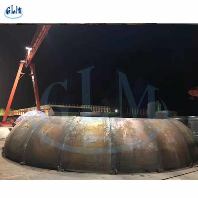 8600mm Diameter Konik Tank Head Dish Head Untuk Tank Fabrication