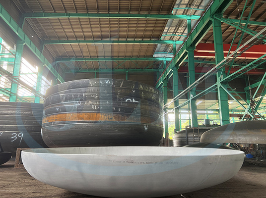 Baja tahan karat 304L Kepala piring torisferik 4200mm Diameter 14mm Ketebalan