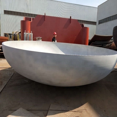 Kapal Tekanan Aluminium Kepala piring, ujung piring hemisferik