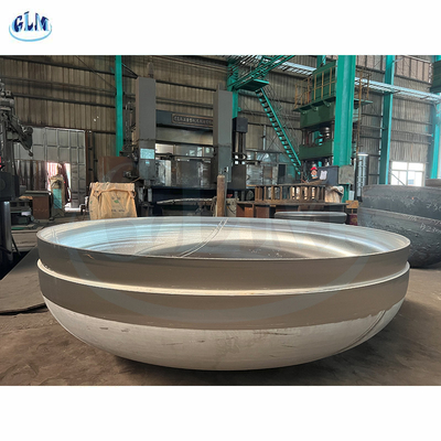 Diameter 4600mm, 6000mm, 7000mm Petal Dished Kepala untuk penyimpanan LPG Tangki