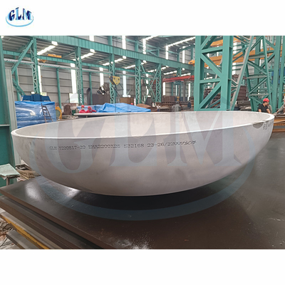 Stainless Steel Ellipsoidal Dish End 2200mm Diameter 25mm Ketebalan