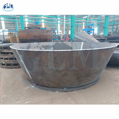 7000mm Diameter Steel Large Plate Cone, kepala tangki kerucut