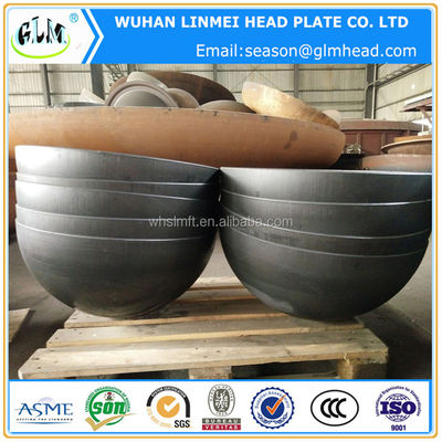 Kepala Dished Datar Baja Karbon yang Disesuaikan untuk Tangki Penyimpanan dan Boiler