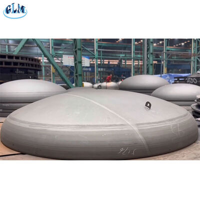 Kepala Torispherical Berdiameter 4200mm dengan Ketebalan 14mm dan Penempaan Panas untuk Bejana Tekan