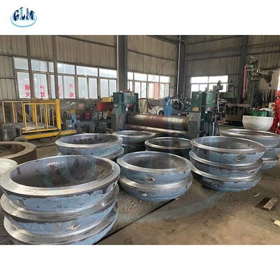 Aluminium Asme Eliptik Baja Karbon Kepala Piring