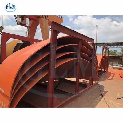 4000mm Diameter 30mm Ketebalan Baja Karbon Semi Elips Kepala 2 Untuk 1