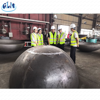 Ellipsoidal ANSI 300mm Carbon Steel Pipe Caps Welded Pressure Vessel Dished Ends