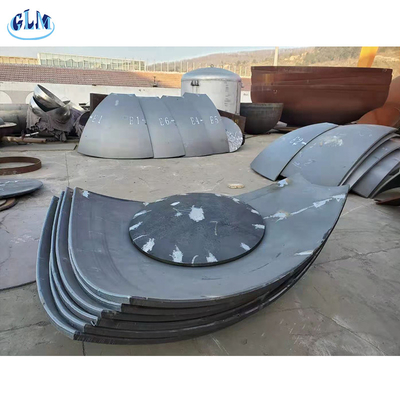 Sa516 Gr70 100mm Hemispherical Tank Heads ASME Baja tahan karat